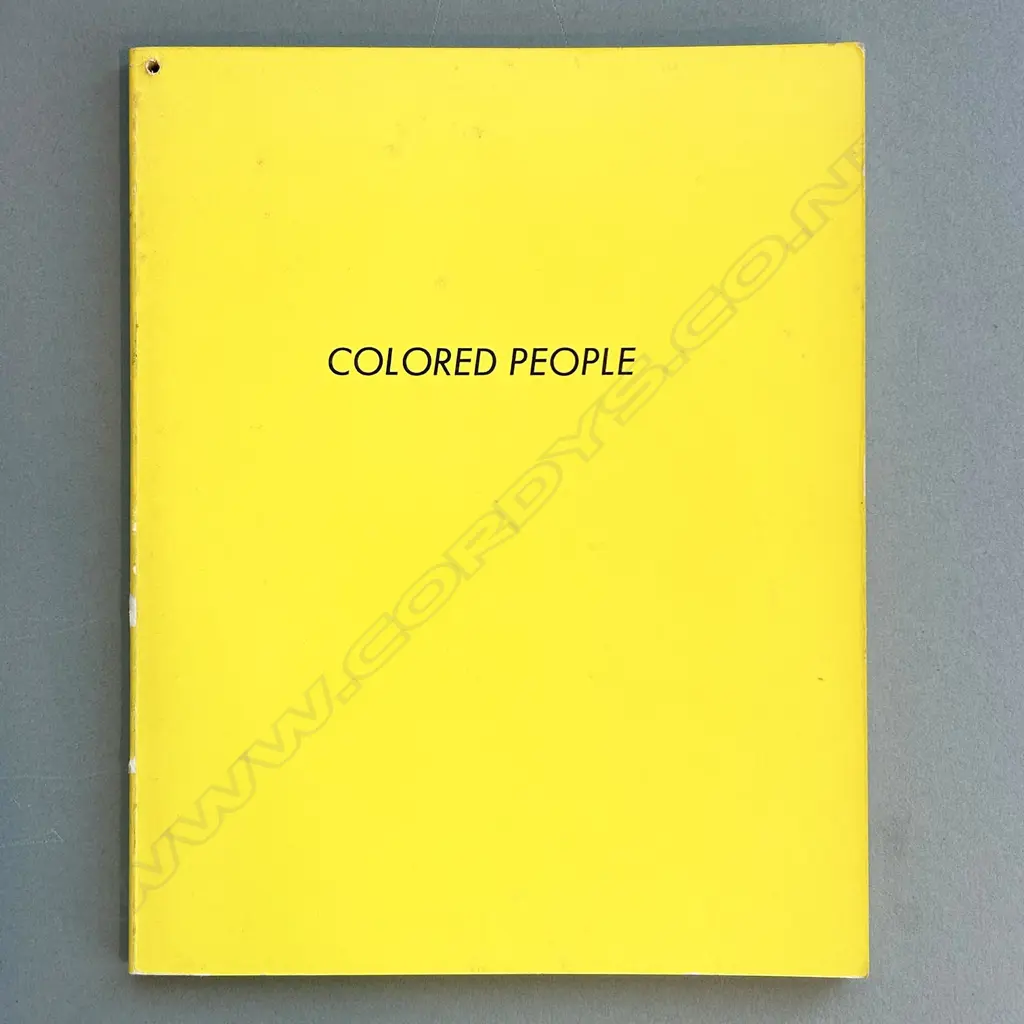 EDWARD RUSCHA: COLORED PEOPLE Image 1++
